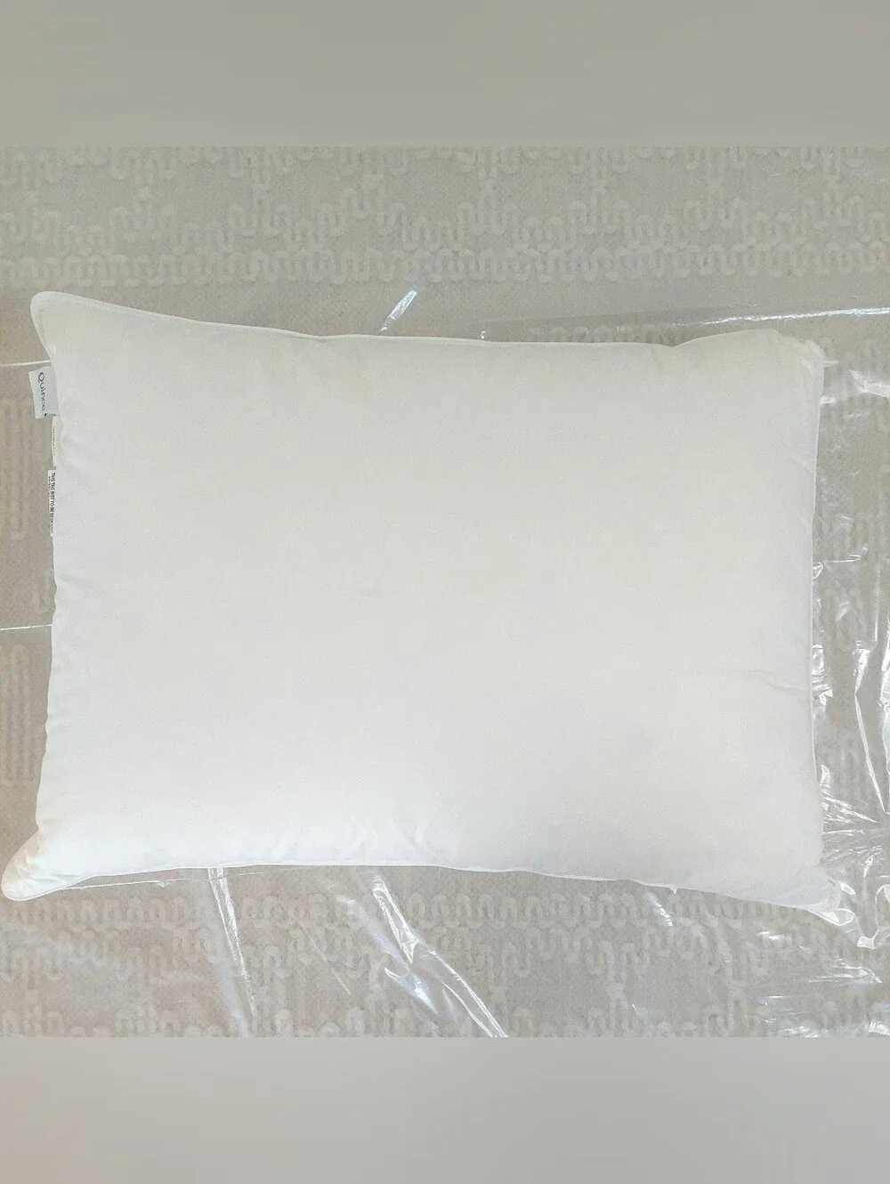 NWOT- Quince Standard White Duck Down Premium Pillow (Firm)(P47)